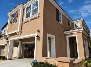 home inspector performing a residential property inspection in Fontana CA